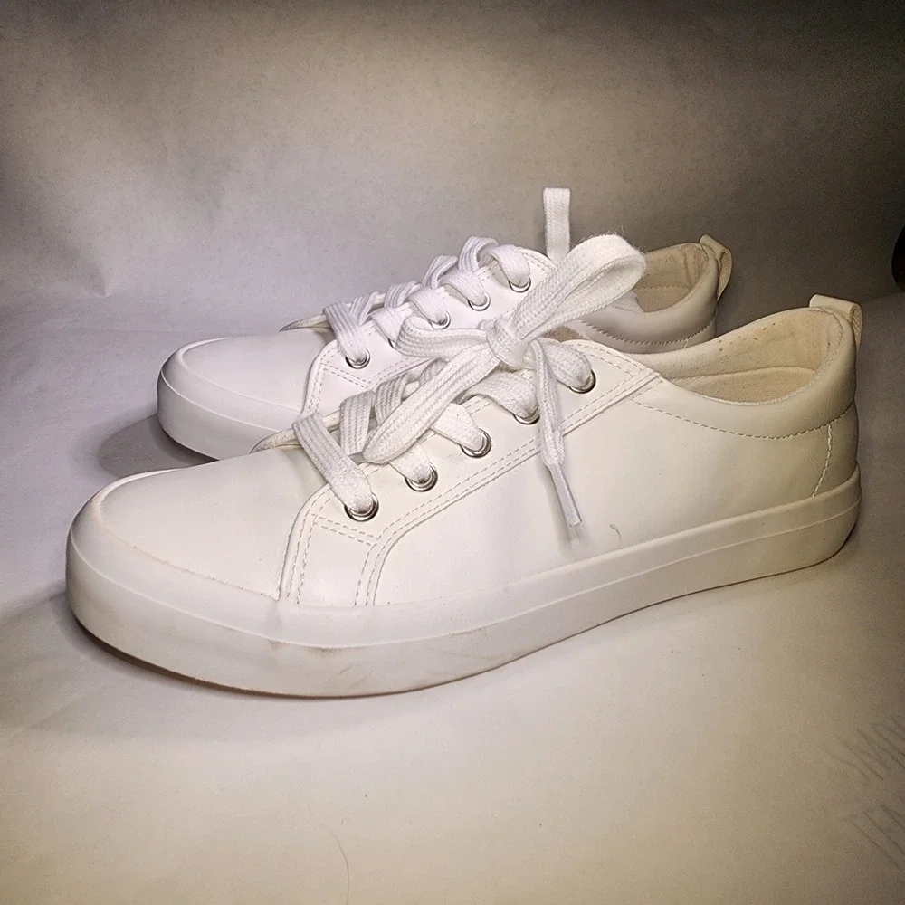 Esprit White Sneakers Womens Casual Lace Up‎ Comfortable Stylish Shoes